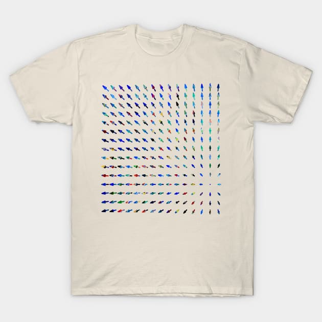 Vektorfeld 1 T-Shirt by GePadeSign